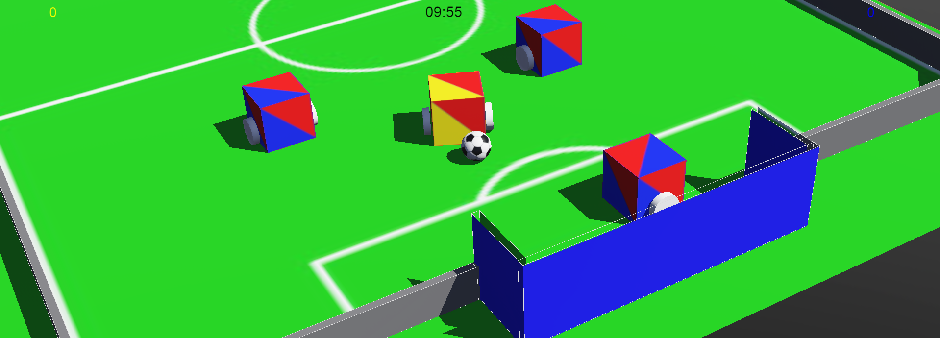 We gave up Machine Learning in RCJ Soccer Simulation Demo
