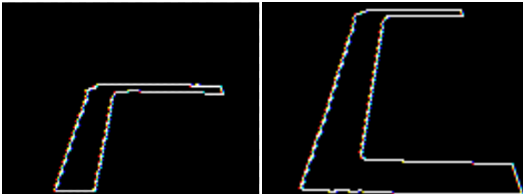 Contour tracing algorithm through C programming language